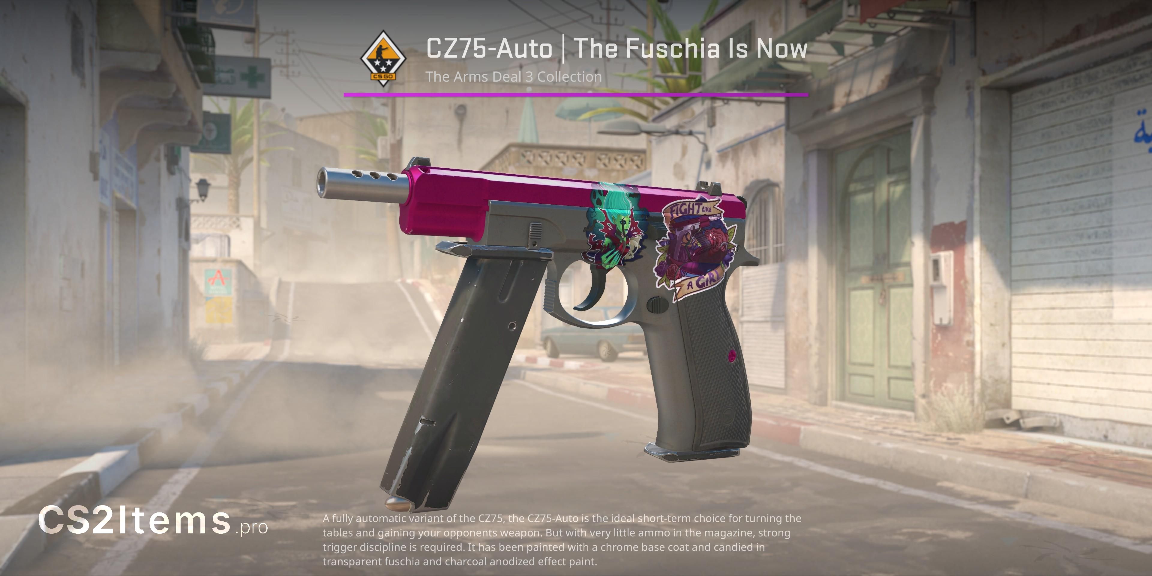 CS2 CZ75-Auto | Le fuchsia, c'est ça ! Devant