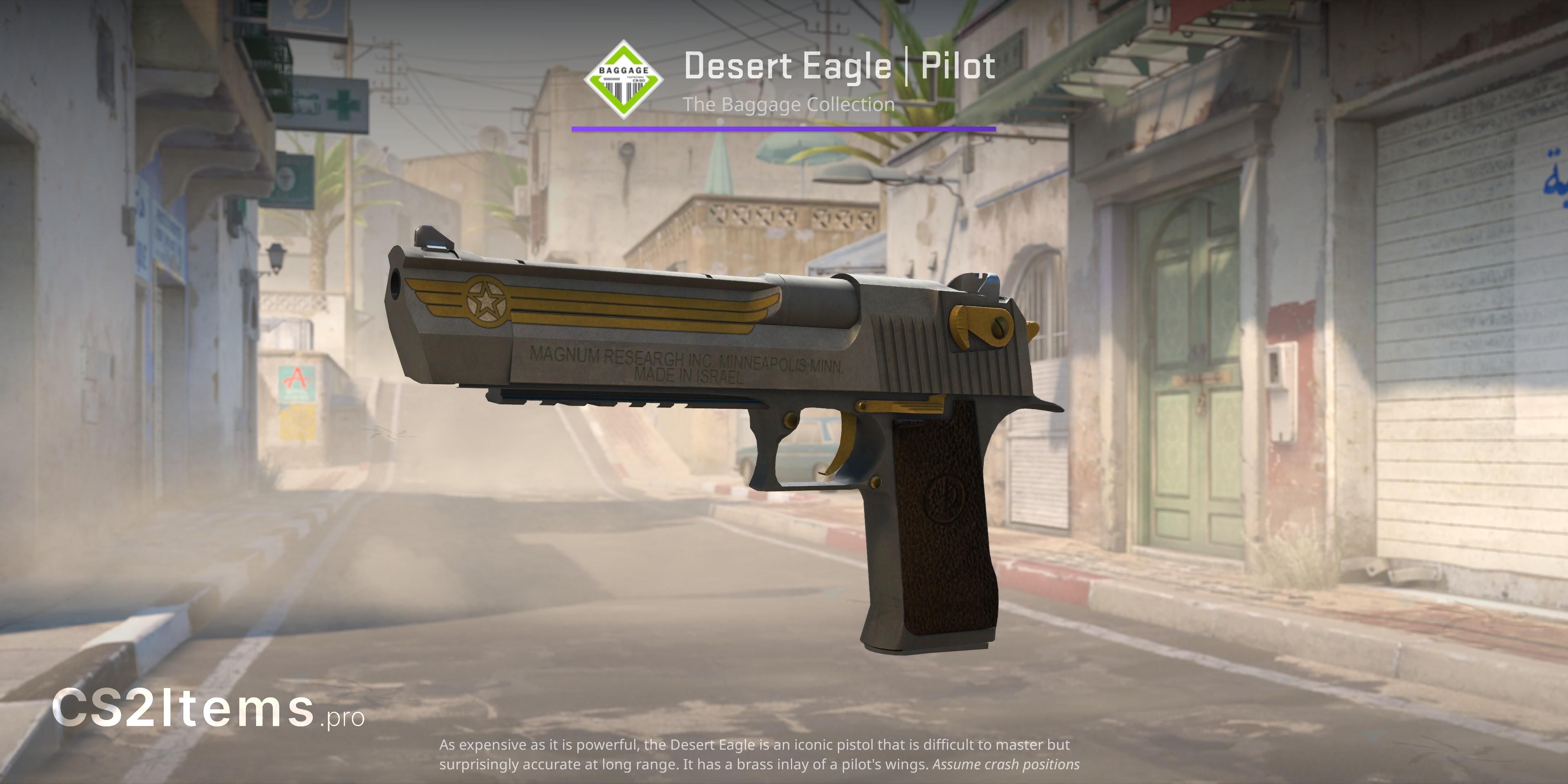 CS2 Desert Eagle | Пилот Передняя часть