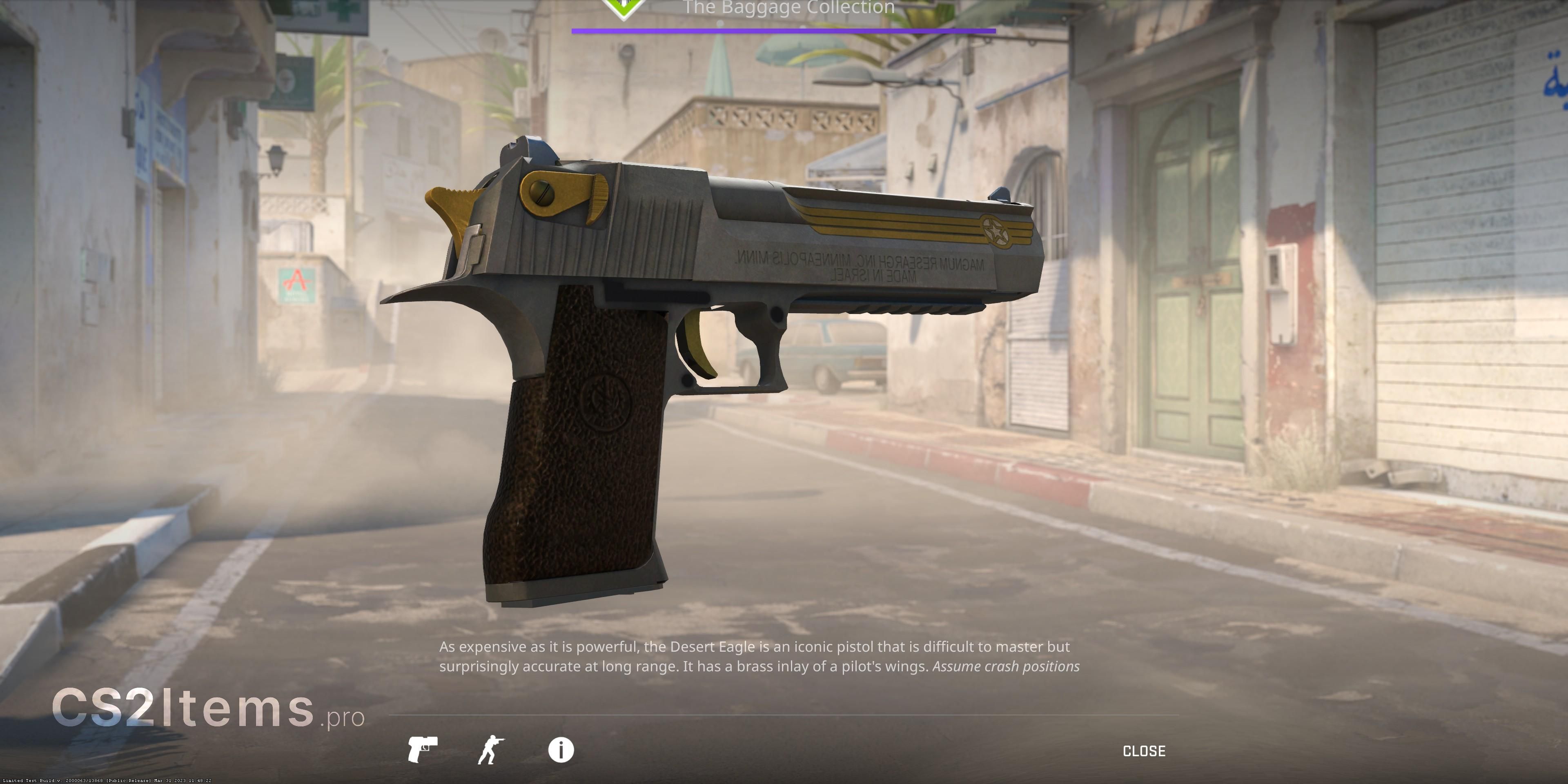 CS2 Desert Eagle | Пилот Задняя часть