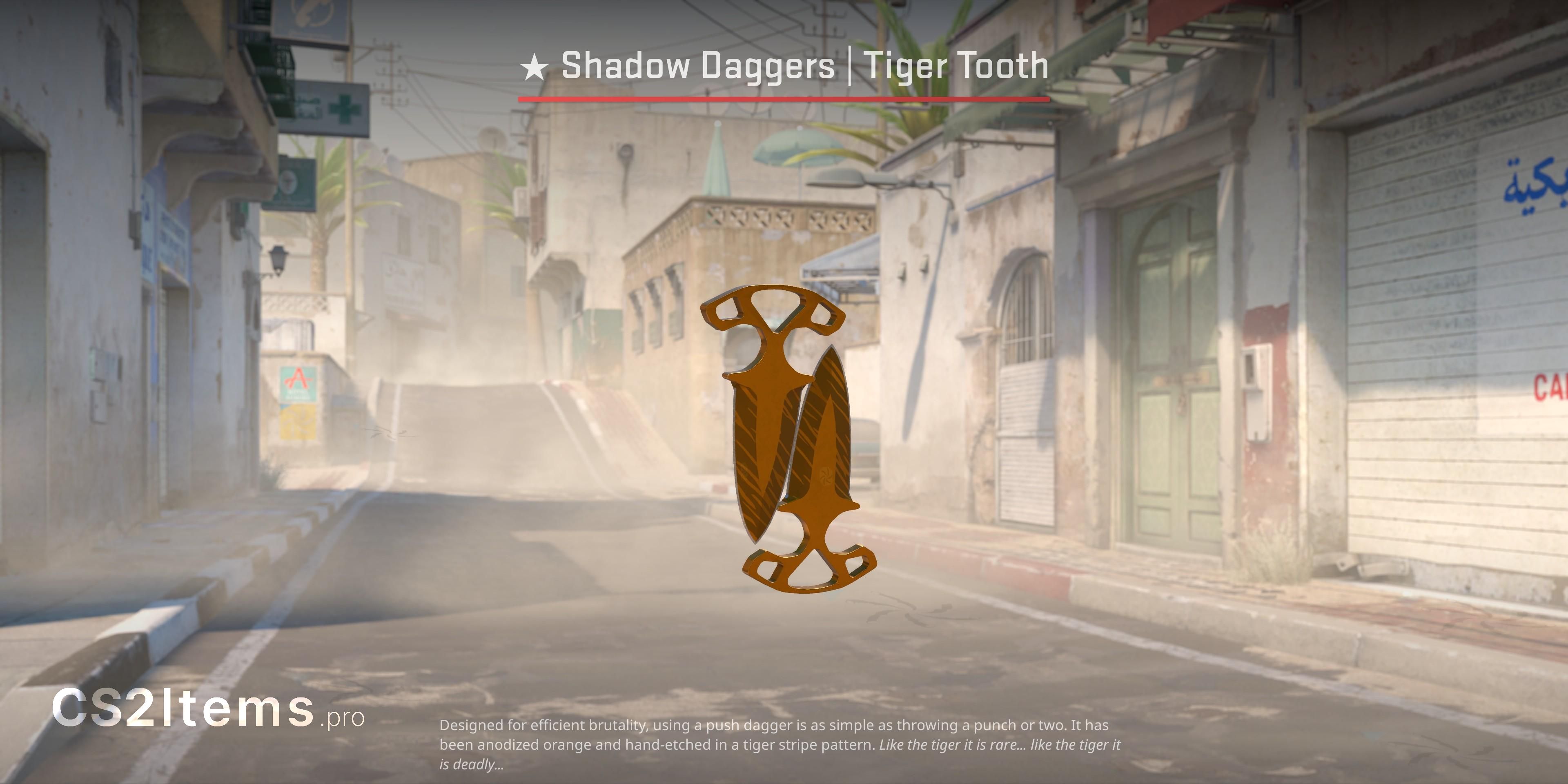 CS2 Shadow-daggerter (★) | Tiger Tooth Forside