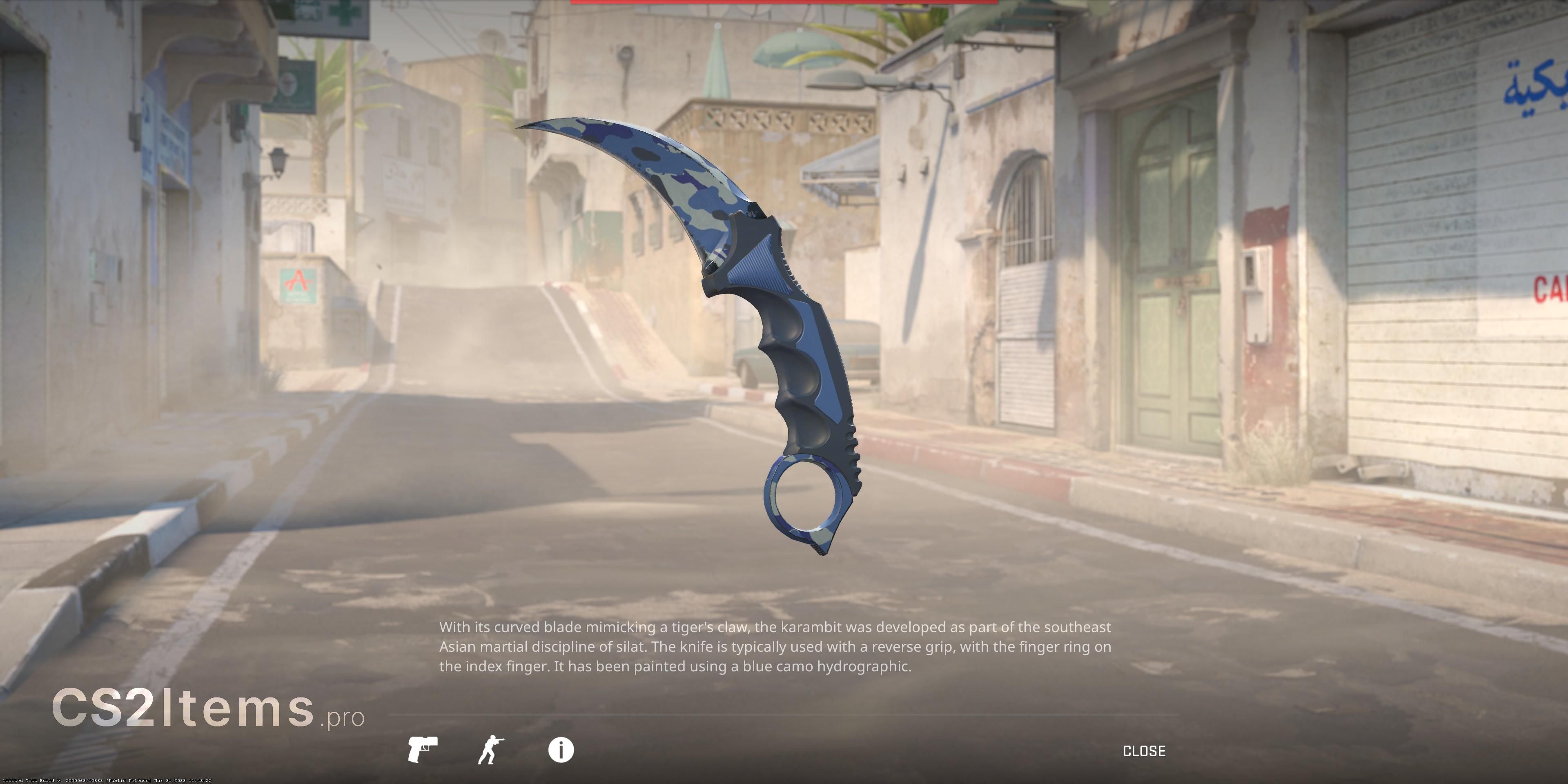 CS2 Karambit ★ | Bright Water Atrás