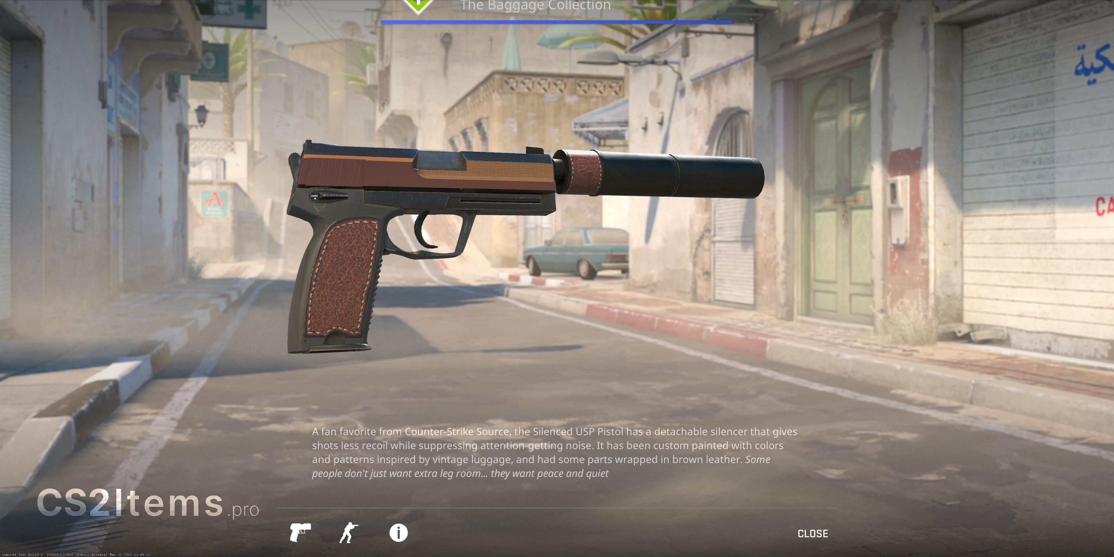 CS2 USP-S | Business Class 裏面