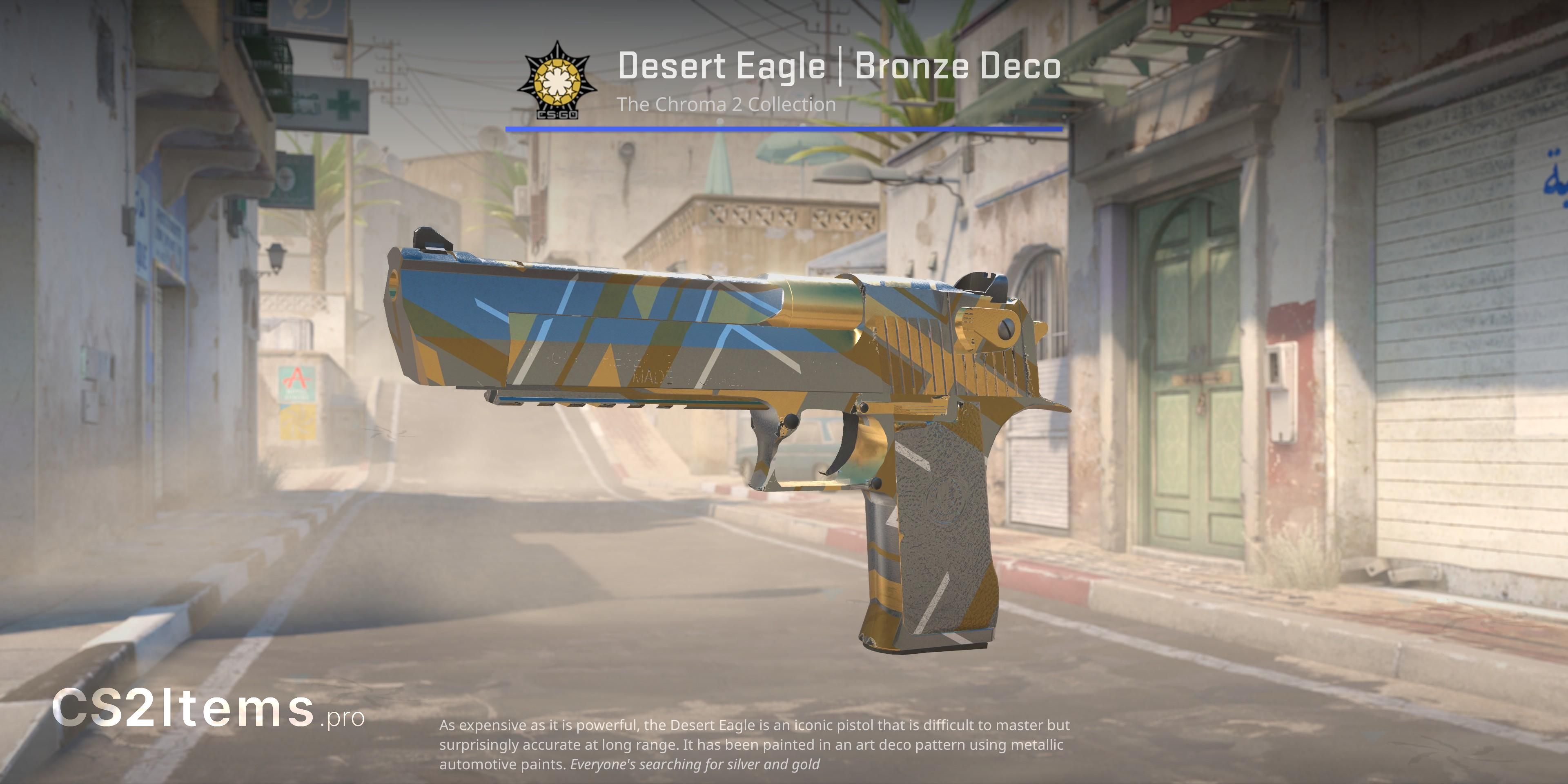 CS2 Desert Eagle | Bronze Deco Front