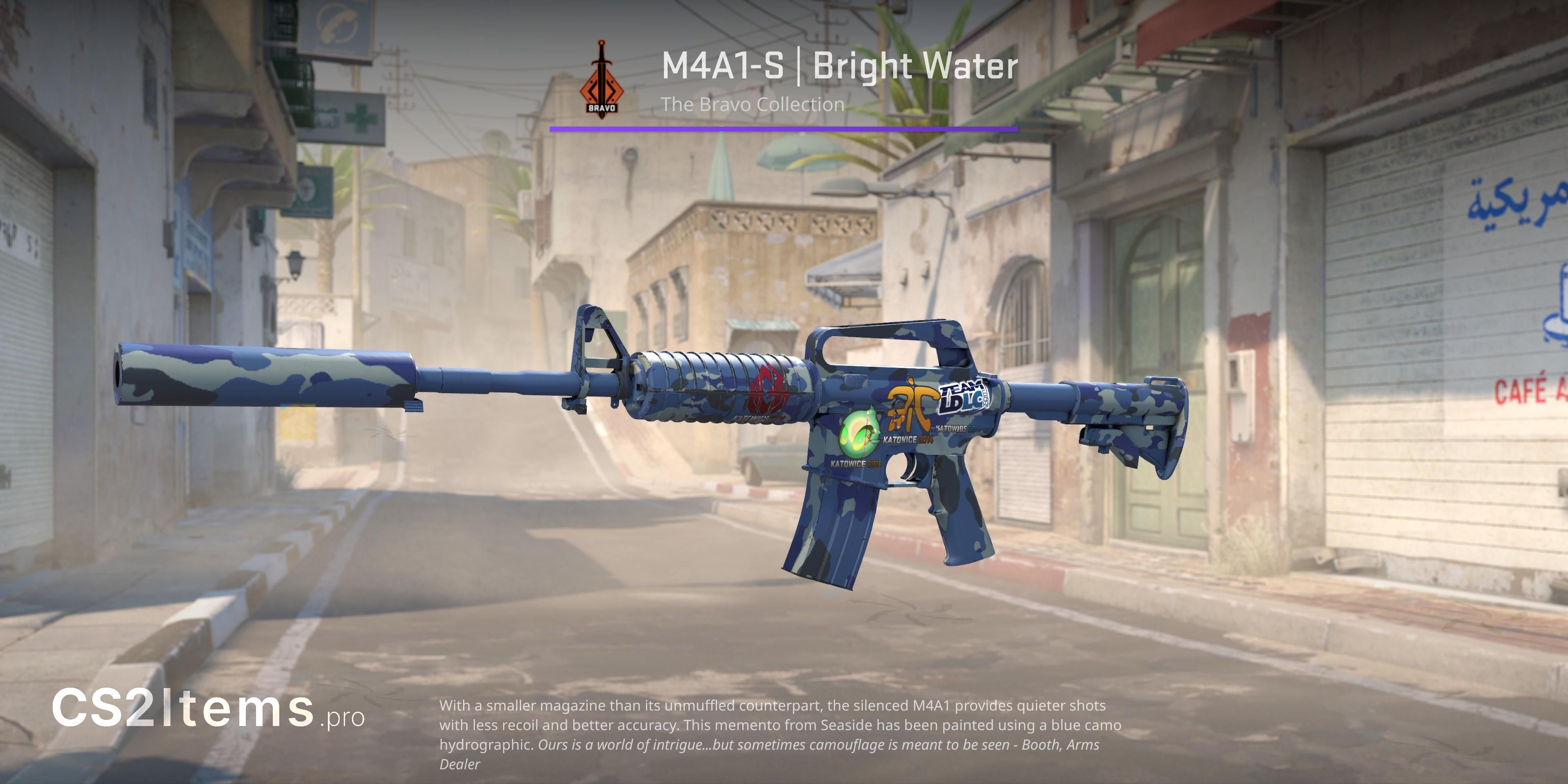 CS2 M4A1-S | Bright Water Forside