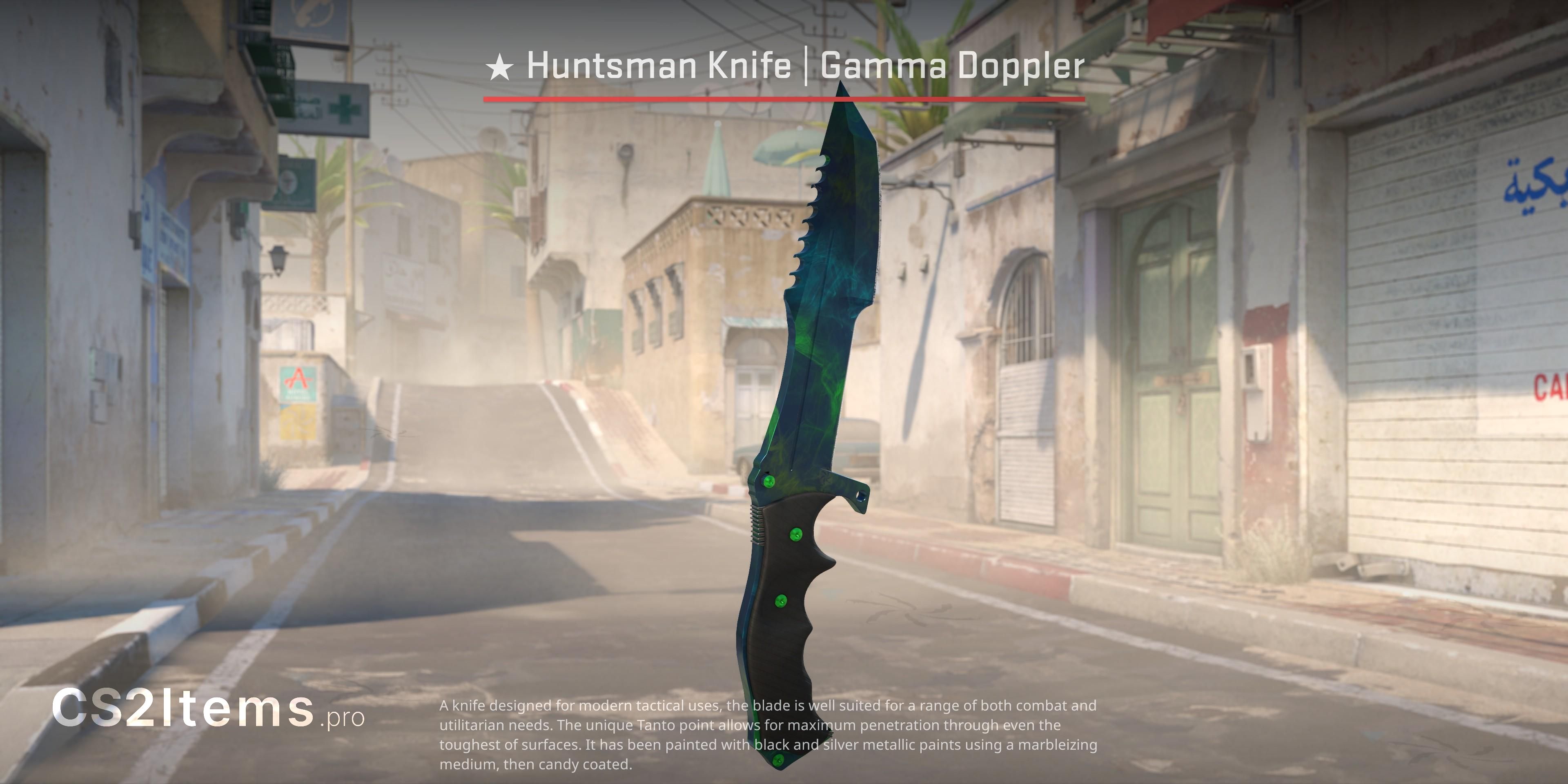 CS2 ★ Huntsmankniv | Gamma Doppler Framsida