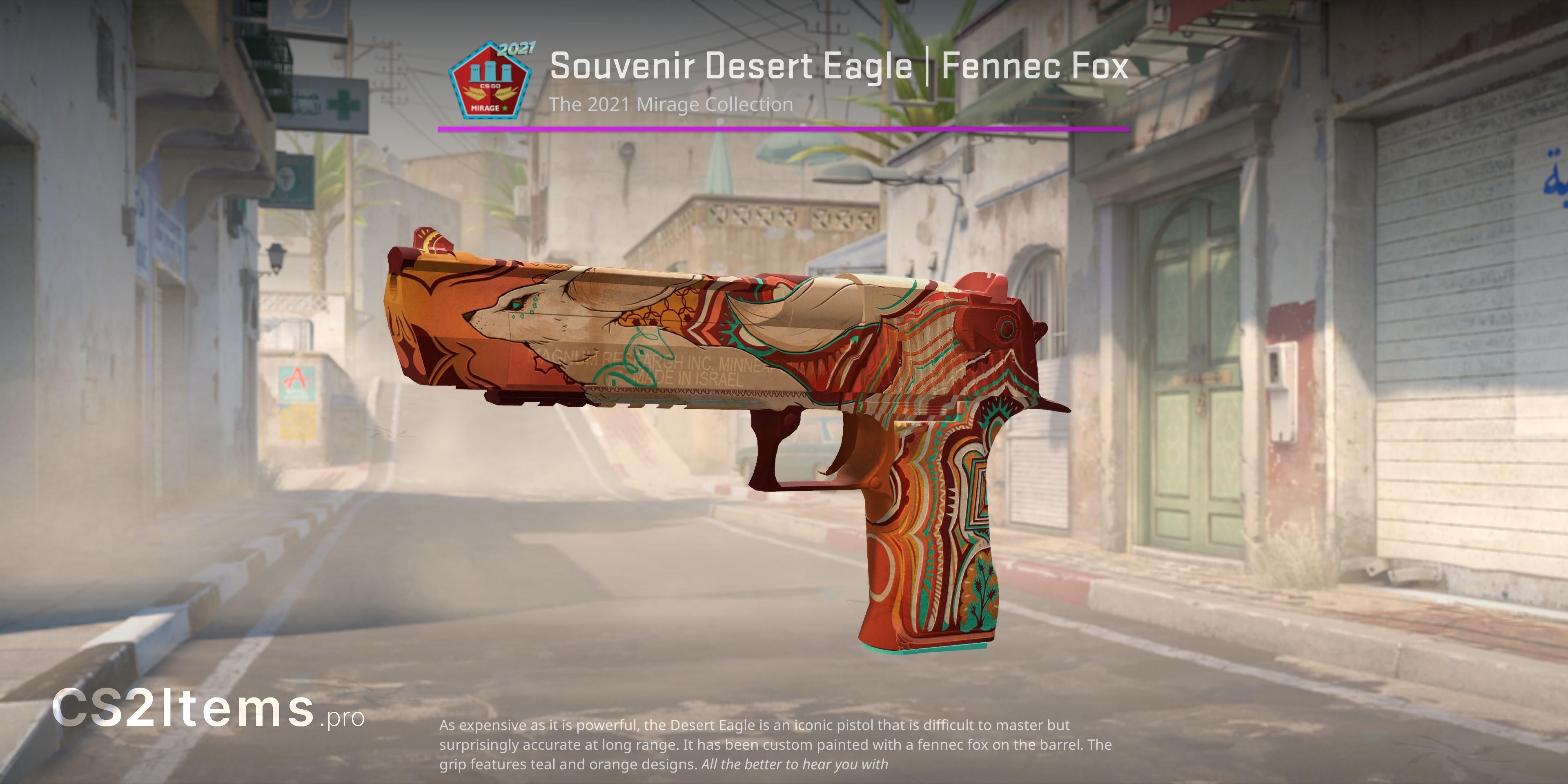 CS2 Desert Eagle | Fennec Fox Front