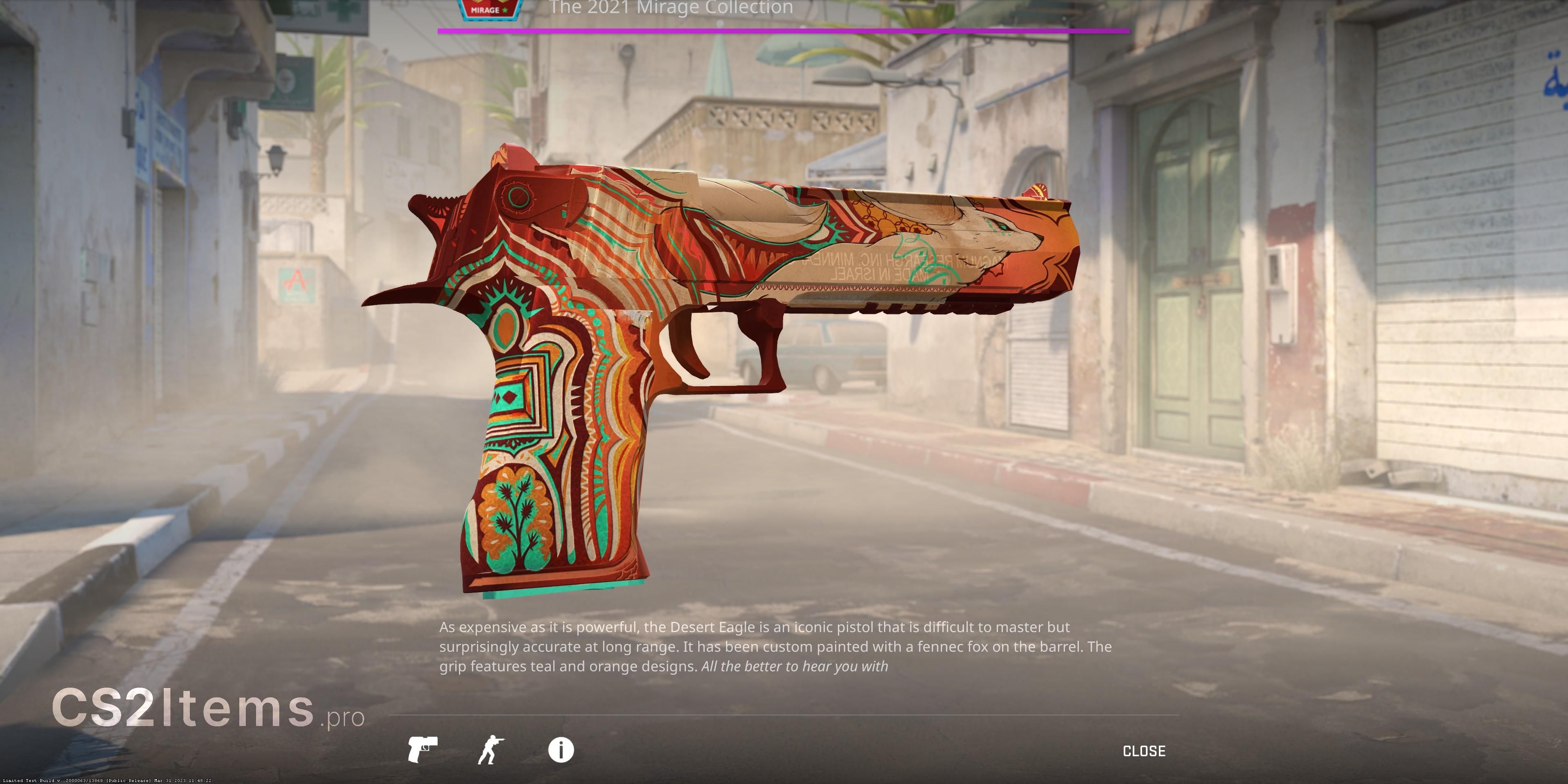 CS2 Desert Eagle | Fennec Fox Rear