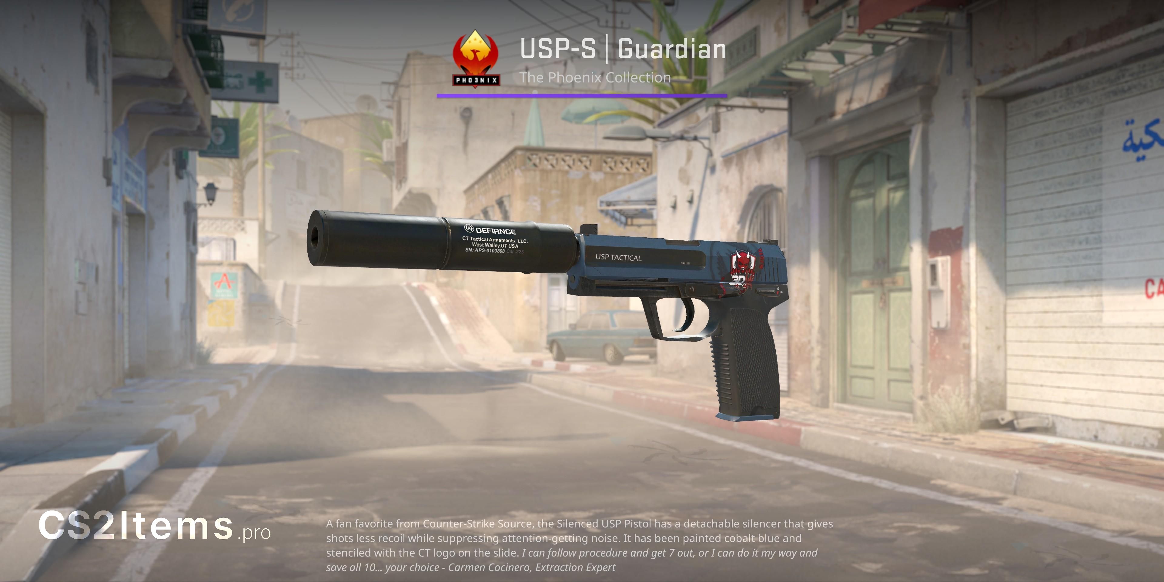 CS2 USP-S | 捍將 前方