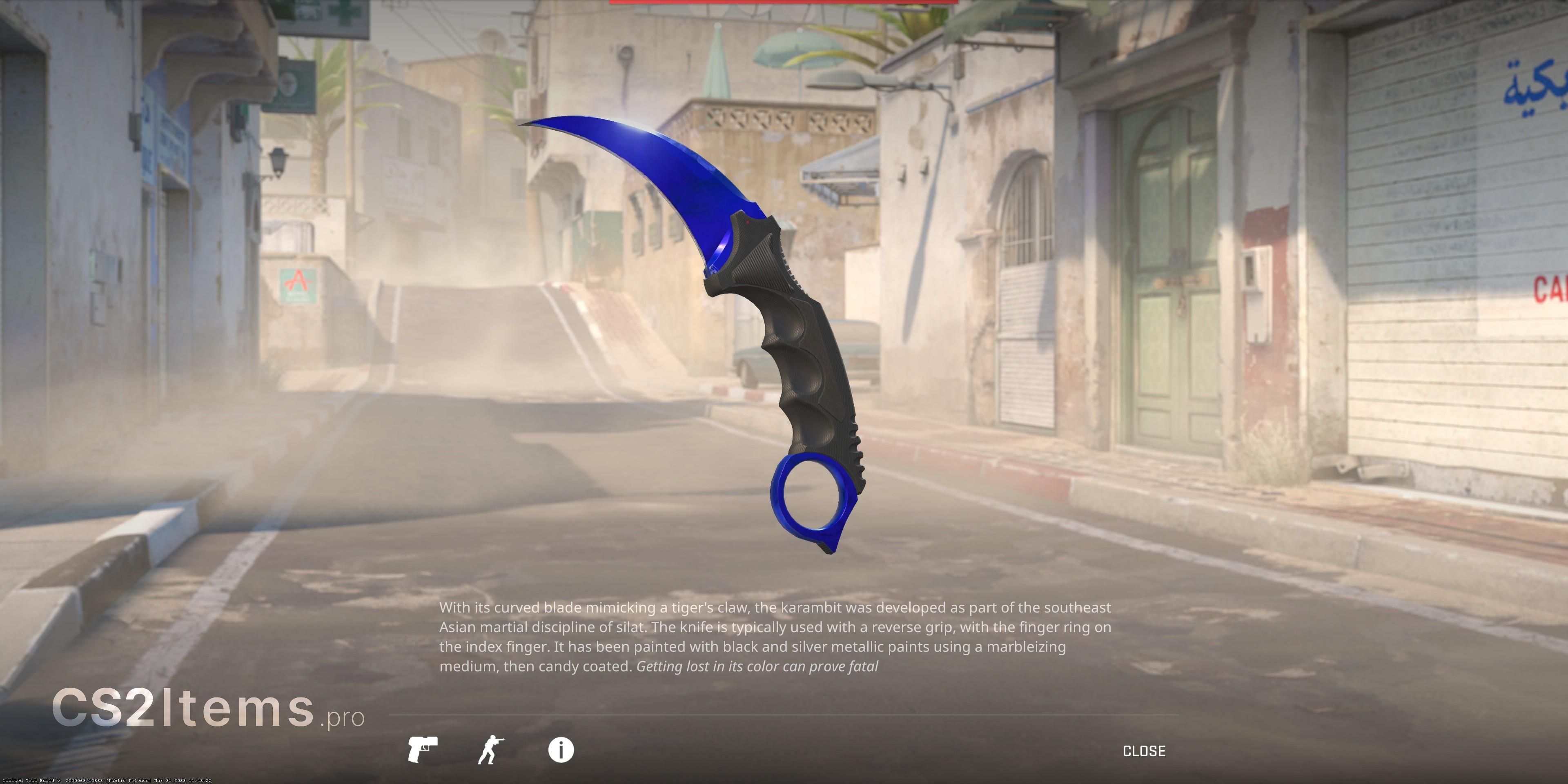 CS2 ★ Karambit | Doppler Baksida