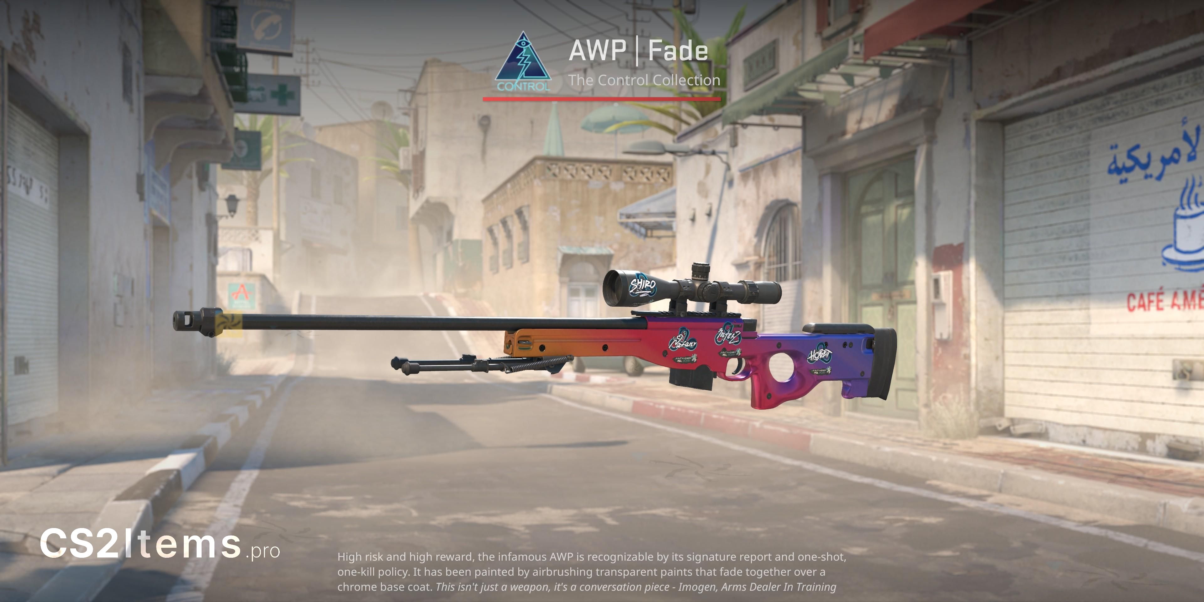 CS2 AWP | Fade Μπροστά