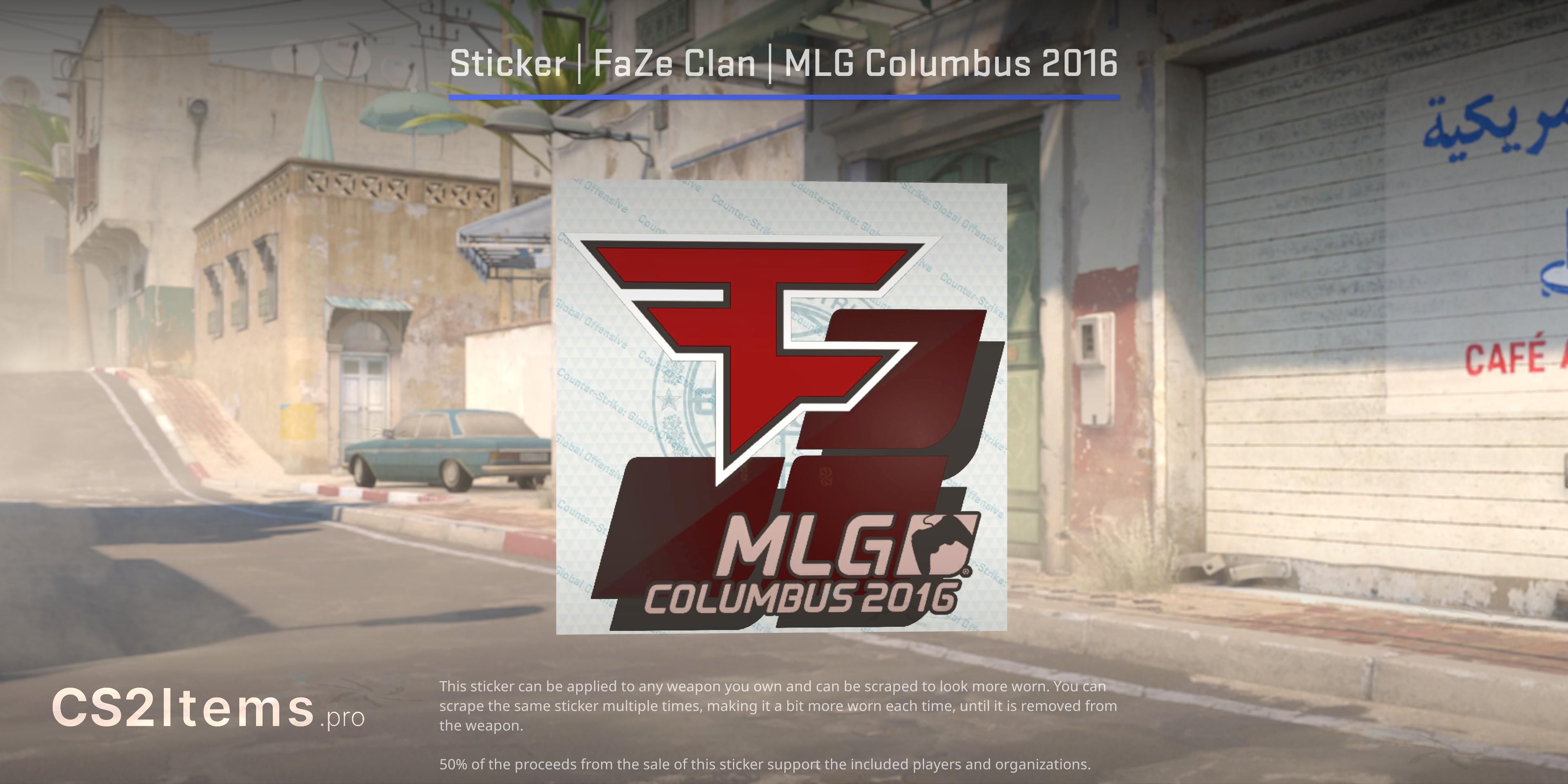 CS2 Matrica | FaZe Clan | MLG Columbus 2016 Első rész